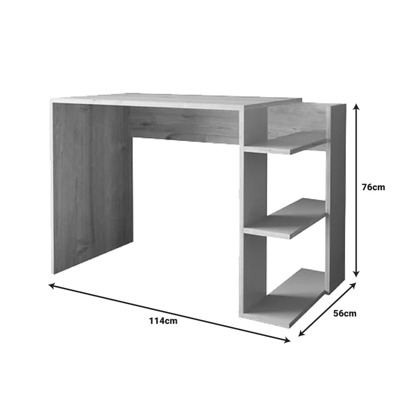 Γραφείο Εργασίας Toska σε Oak-Sandstone Απόχρωση 114x56x76