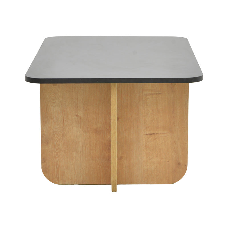 Τραπέζι Beca σε Oak-Μαύρο Απόχρωση 100x60x42