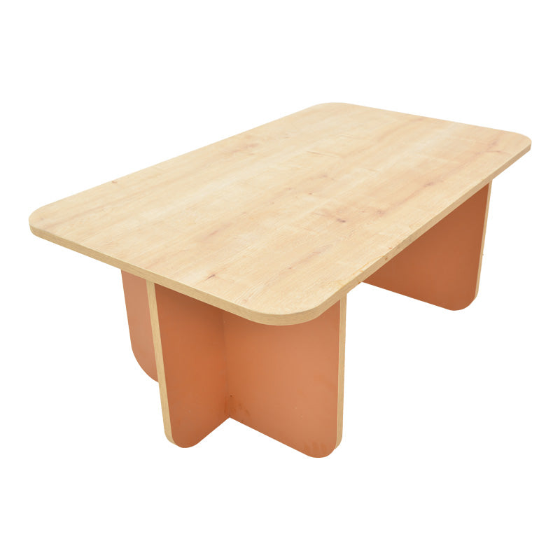 Τραπέζι Bοca σε Oak-Κεραμιδί Απόχρωση 100x60x42