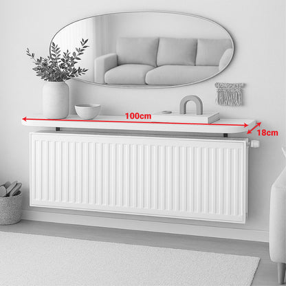 Wall Shelf Miliano White 100x18x15