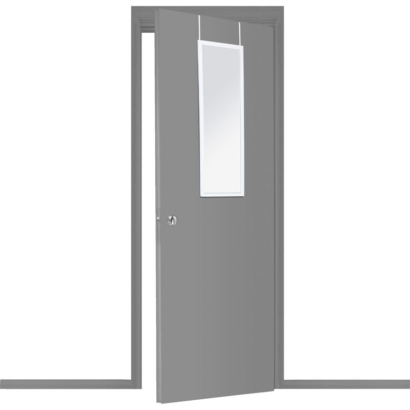 Καθρέπτης Πόρτας PWD-0111 Polyresin-Λευκό 34x1.7x94