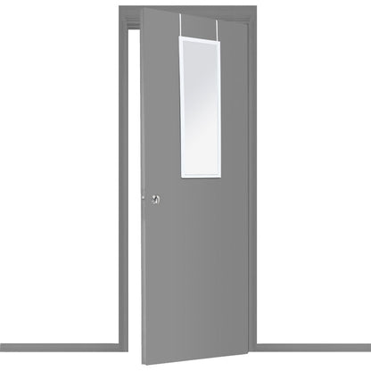 Καθρέπτης Πόρτας PWD-0111 Polyresin-Λευκό 34x1.7x94