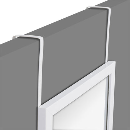 Καθρέπτης Πόρτας PWD-0111 Polyresin-Λευκό 34x1.7x94
