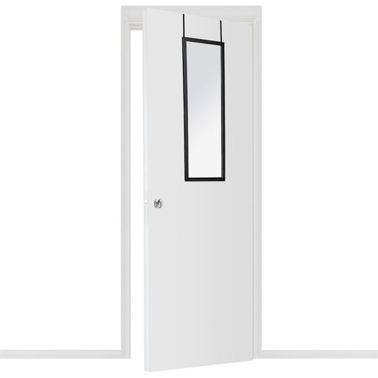 Καθρέπτης Πόρτας PWD-0111 Polyresin-Μαύρο 34x1.7x94