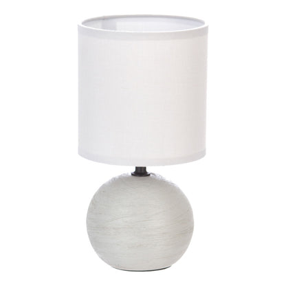 Επιτραπέζιο Φωτιστικό PWL-1210 Ε14 60W Κεραμικό Γκρι Φ13x25