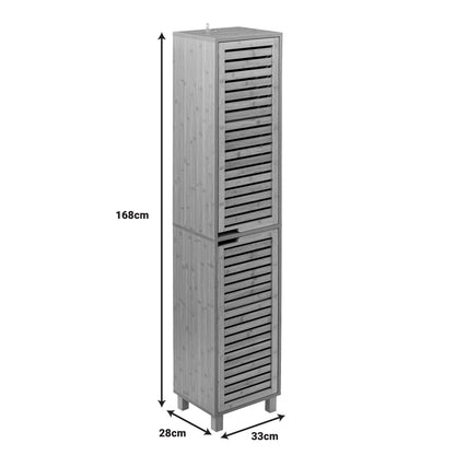 Ντουλάπι-Στήλη Τοίχου Sicela σε Φυσική Απόχρωση 33x28x168