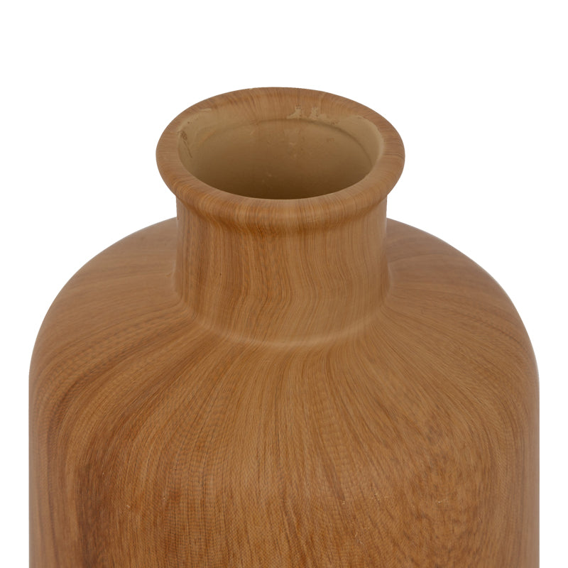 Βάζο Desel Κεραμικό σε Φυσική Απόχρωση Φ11x18