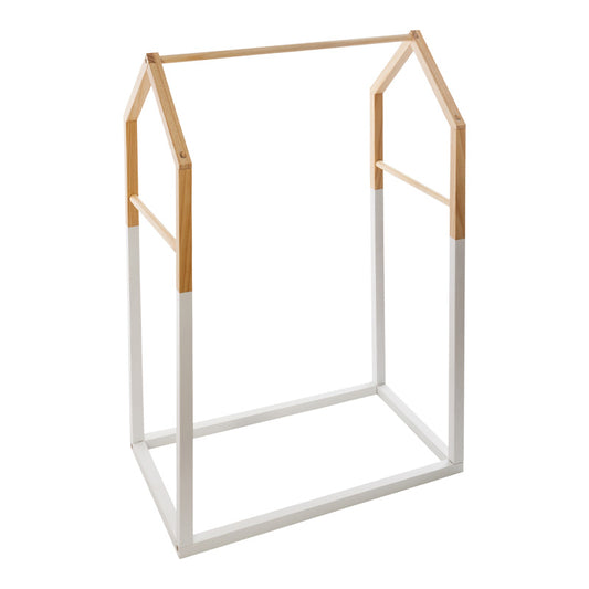 Παιδική Κρεμάστρα Holen Ξύλο Πεύκου σε Φυσική με Λευκή Απόχρωση 60x37x100