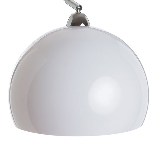 Φωτιστικό Δαπέδου Fenxi Ε27 Μέταλλο σε Λευκή-Ασημί Απόχρωση 105x30x178