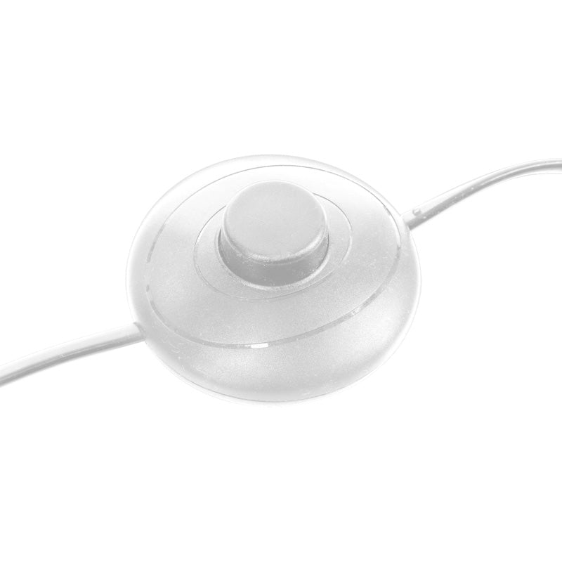 Φωτιστικό Δαπέδου Fenxi Ε27 Μέταλλο σε Λευκή-Ασημί Απόχρωση 105x30x178