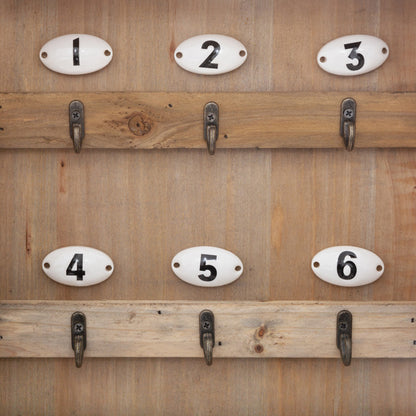 Κλειδοθήκη Τοίχου Keledy Ξύλο Ελάτου σε Φυσική Απόχρωση 26.4x8x38