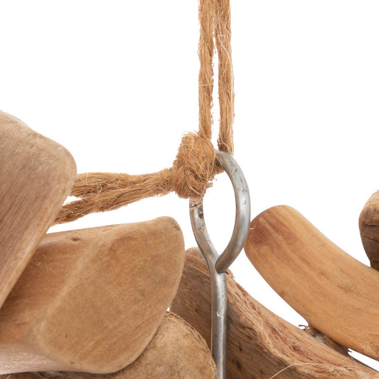 Διακοσμητικό Τοίχου Καρδιά Herea σε Φυσική Απόχρωση 36x4.5x37