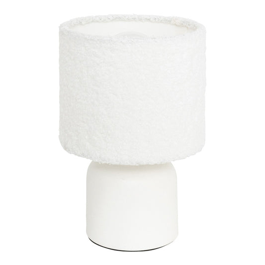 Επιτραπέζιο Φωτιστικό Jela σε Λευκή Απόχρωση Φ14x22