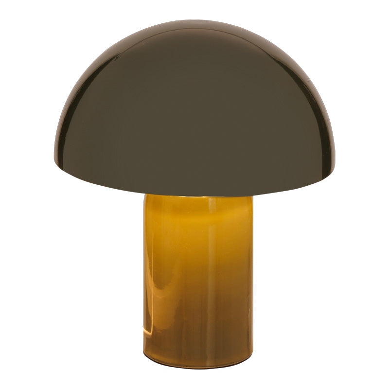 Επιτραπέζιο Φωτιστικό Mushi Μέταλλο σε Χακί Απόχρωση Φ20x24,5