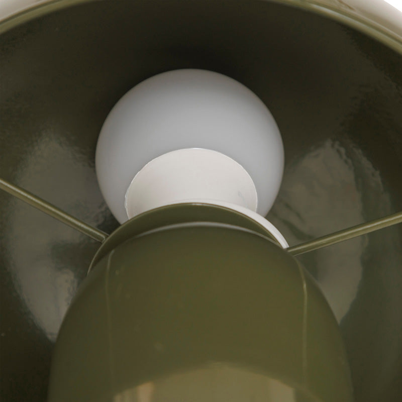 Επιτραπέζιο Φωτιστικό Mushi Μέταλλο σε Χακί Απόχρωση Φ20x24,5