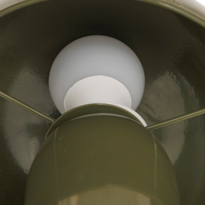 Επιτραπέζιο Φωτιστικό Mushi Μέταλλο σε Χακί Απόχρωση Φ20x24,5