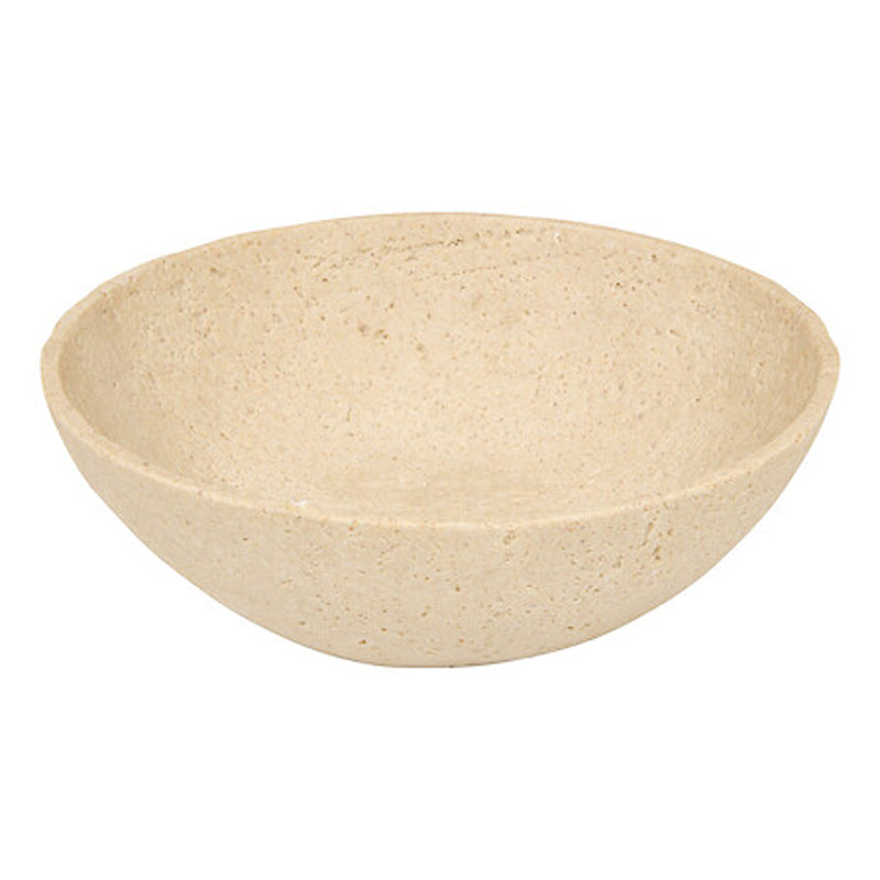 Διακοσμητικό Μπωλ Serio Polyresin Μπεζ Φ24.5x7.5