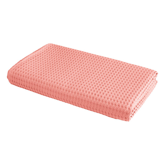 Πικέ Μονή Waffle Art 1990 Coral 170x240εκ Κοραλί