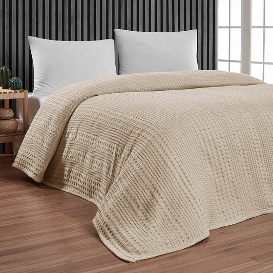 Πικέ Υπέρδιπλη Division Αrt 1995 Εκρού 230x240εκ