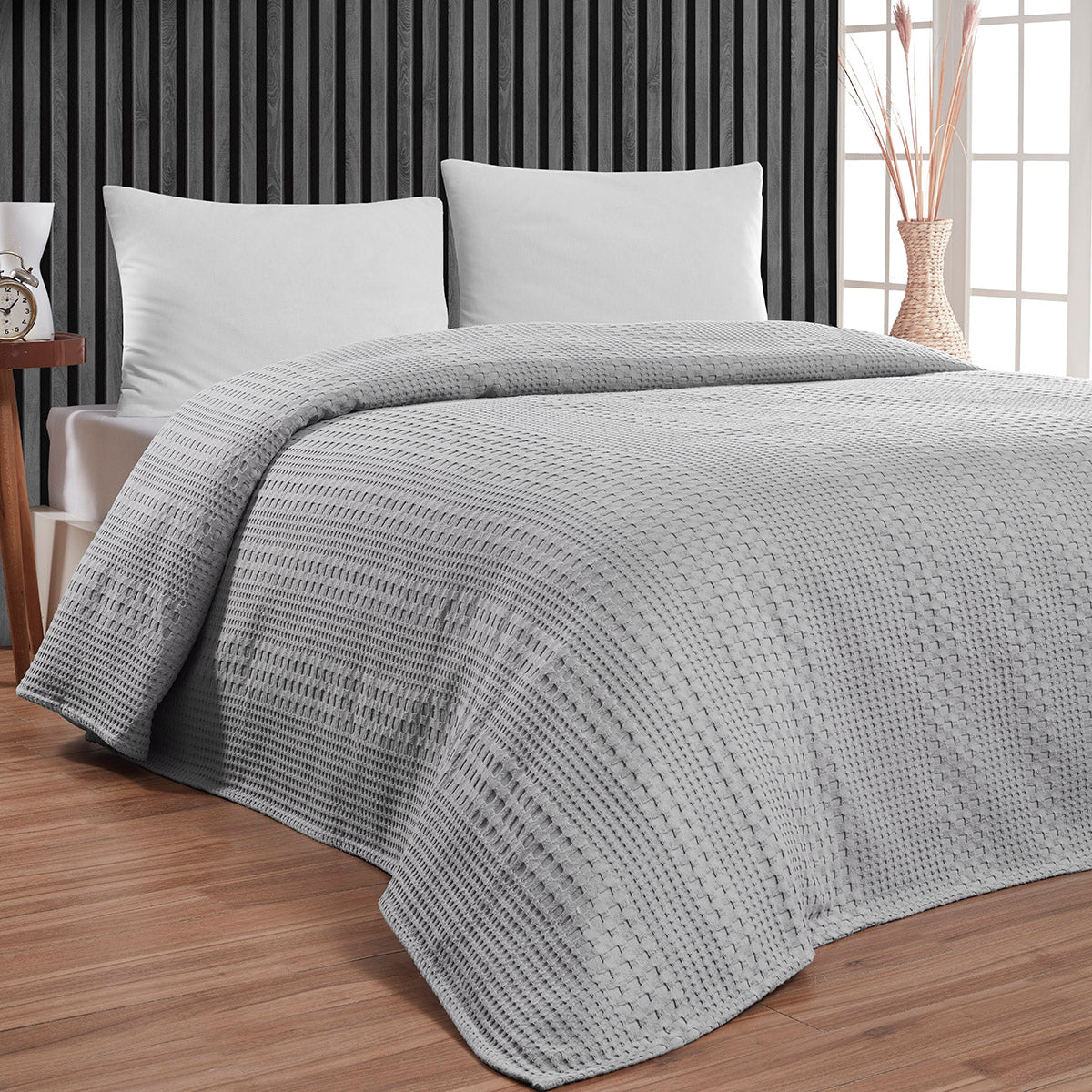 Πικέ Μονή Division Αrt 1995 Γκρι 170x240εκ