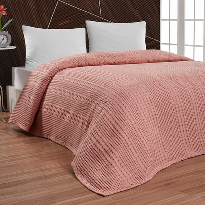 Πικέ Υπέρδιπλη Division Αrt 1995 Ροδακινί 230x240εκ