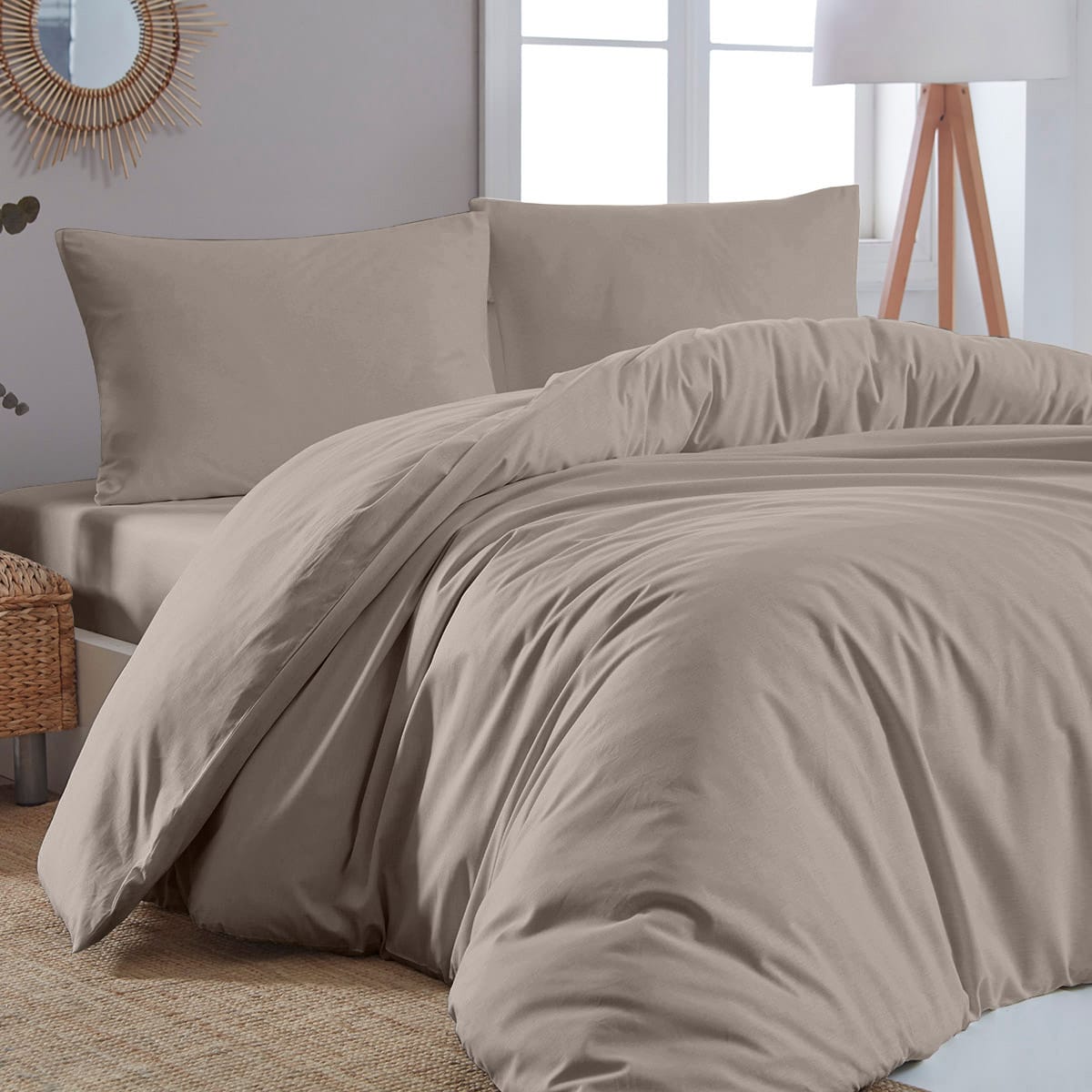 Πάπλωμα Μονό Μονόχρωμο Art 1999 160x240εκ Μπεζ