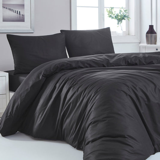 Παπλωματοθήκη Μονή Μονόχρωμη Art 1999 170x250εκ Μαύρο