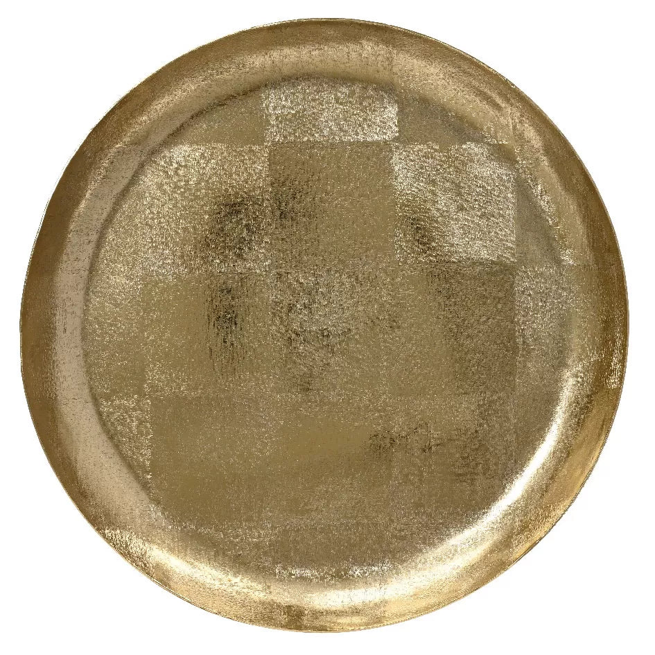 Μεταλλικός Χρυσός Δίσκος 30x30x3