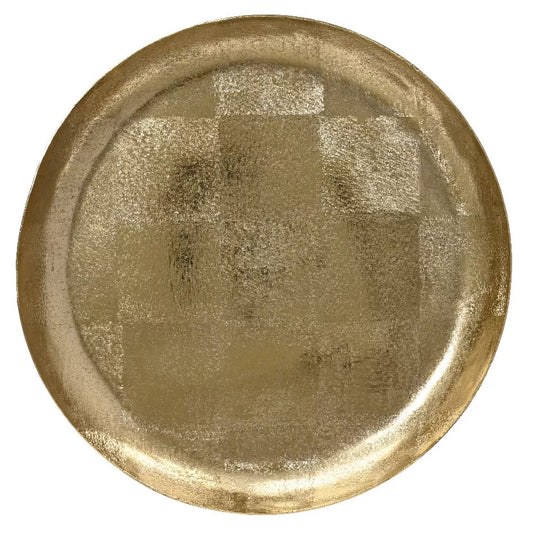 Μεταλλικός Χρυσός Δίσκος 30x30x3