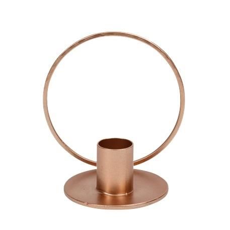 Κηροπήγιο Vibes Ροζ Χρυσό 10x10εκ