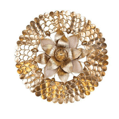 ΔΙΑΚΟΣΜΗΤΙΚΟ ΤΟΙΧΟΥ ΛΟΥΛΟΥΔΙ ΜΕΤΑΛΛΙΚΟ ΧΡΥΣΟ 76.5x8x77.5