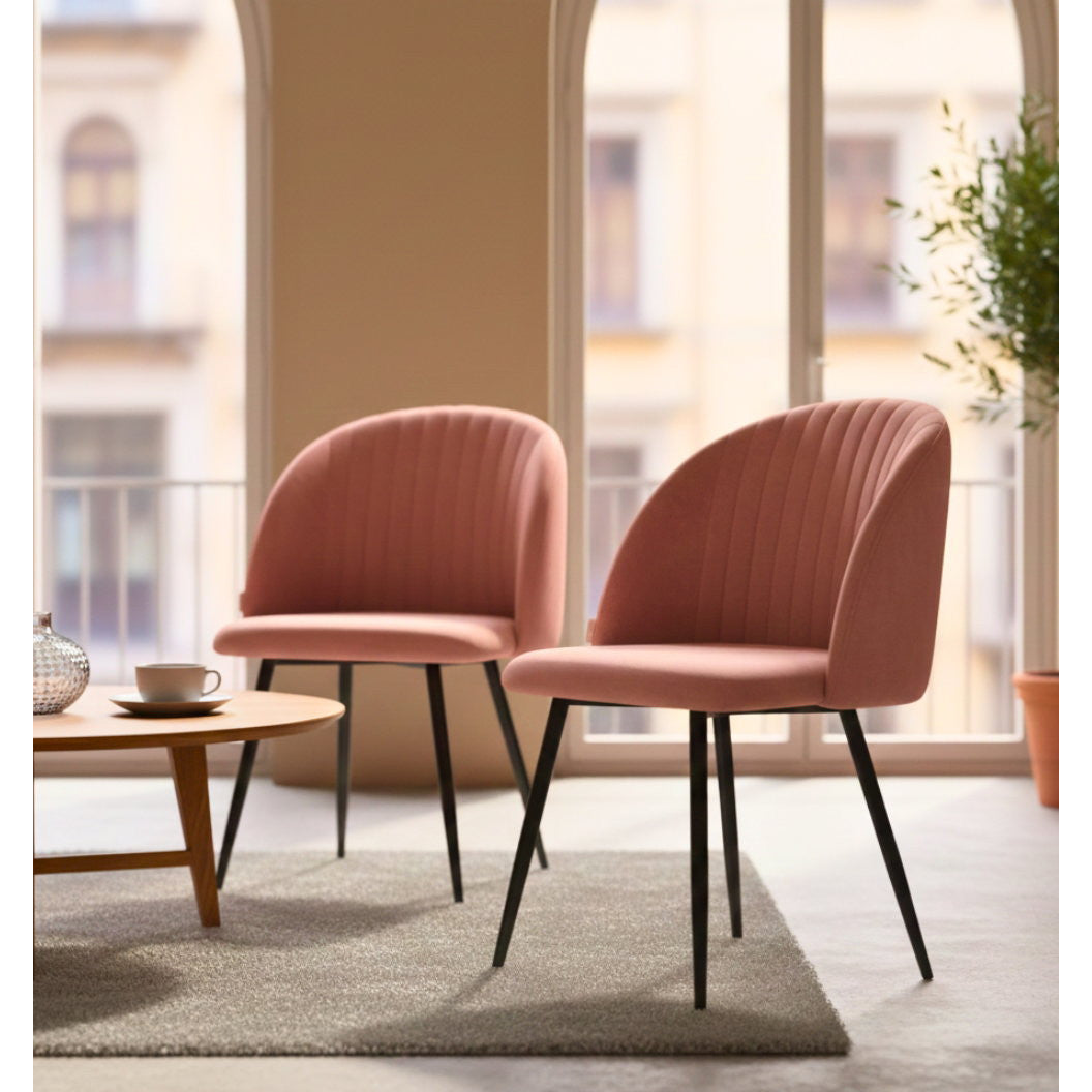 Zera Armchair Dusty Rose 50.5x55.5x87