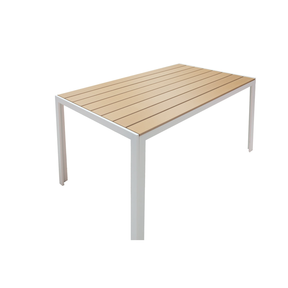 Τραπεζαρία Κήπου Nares-Moly Σετ 7 Τεμ Αλουμίνιο-Textilene σε Λευκή Απόχρωση