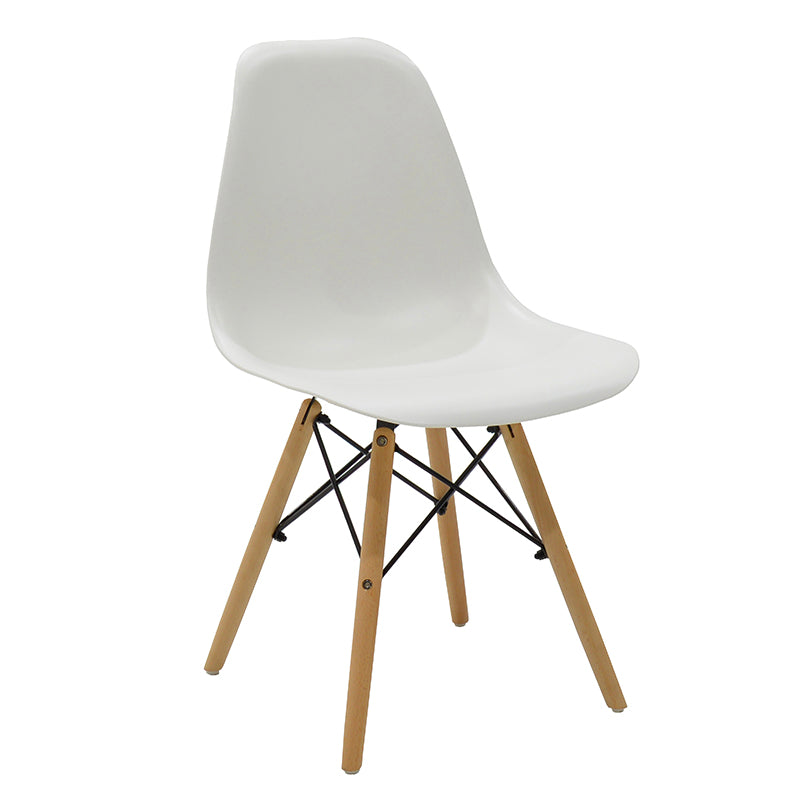 Τραπεζαρία Natali-Julita Σετ 5 Τεμ Μαύρο-Λευκό-Φυσικό 120x80x76