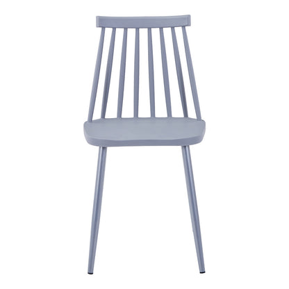 Τραπεζαρία Elijah-Aurora I Σετ 3 Τεμ PP σε Λευκή-Γκρι Απόχρωση Φ60x74