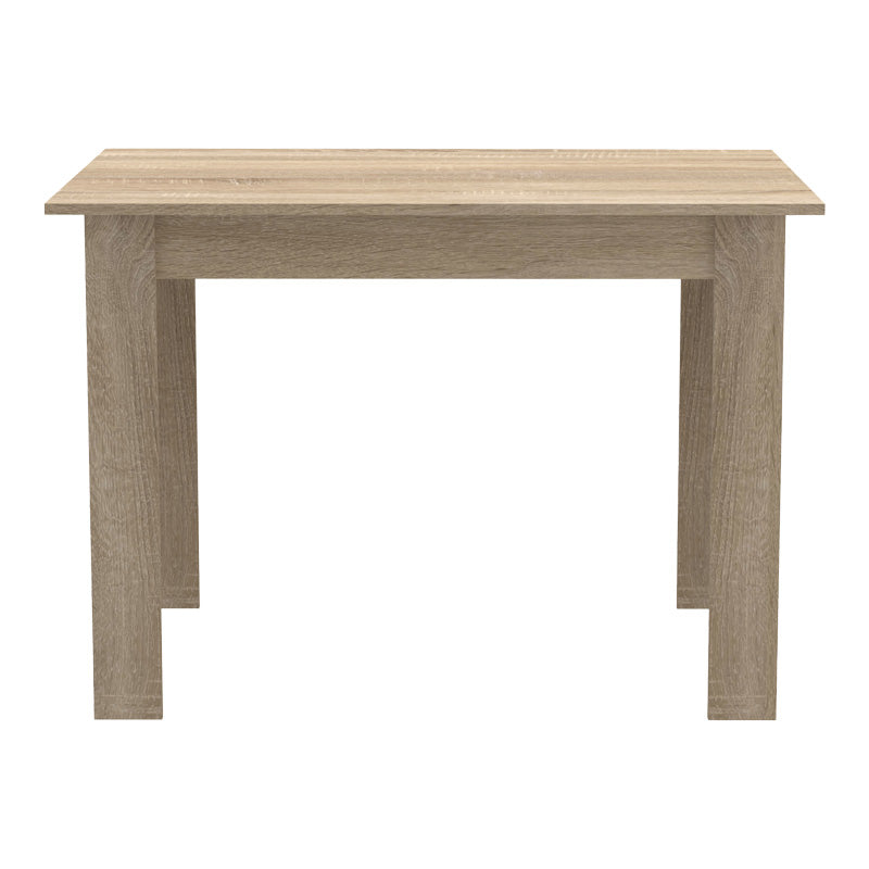 Τραπεζαρία Manka-Gaston Σετ 5 Τεμ σε Sonoma-Μαύρη Απόχρωση 110x80x77