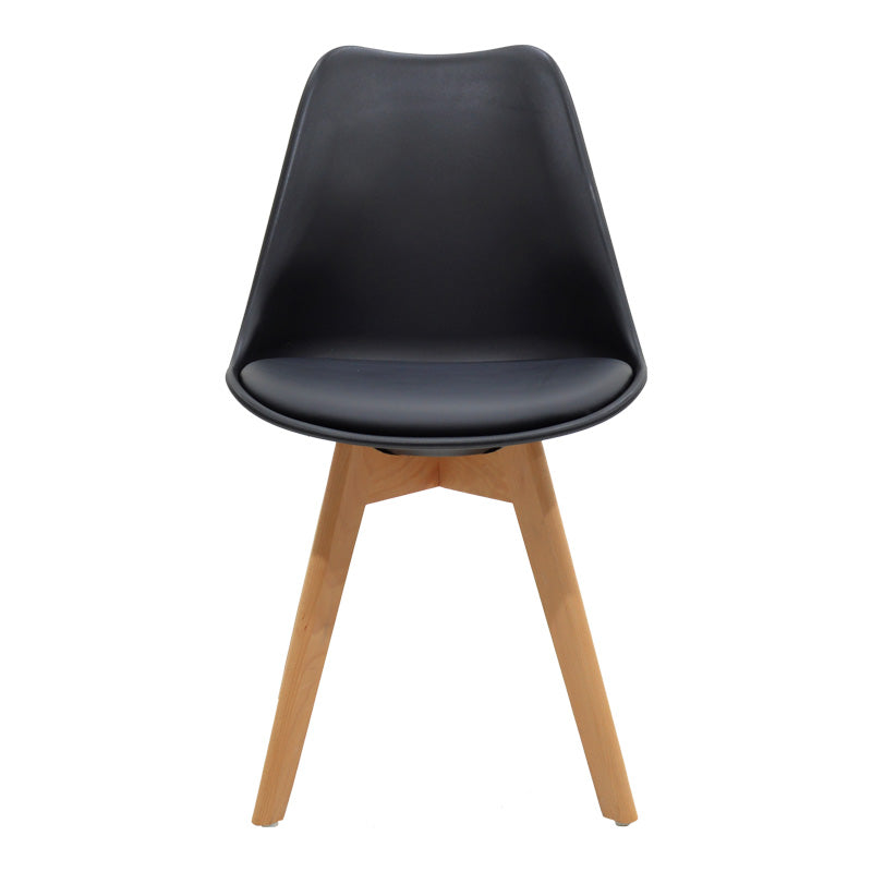 Τραπεζαρία Manka Ι-Gaston Σετ 3 Τεμ σε Sonoma Truffle-Μαύρη Απόχρωση 80x80x77