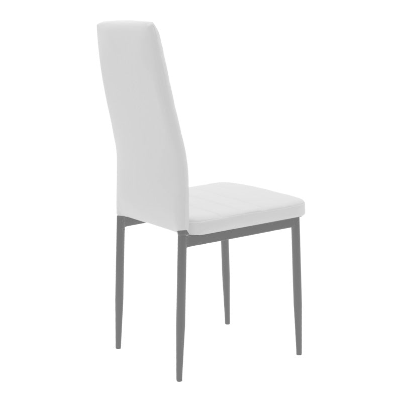 Τραπεζαρία Cuba-Parker Σετ 5 Τεμ Sonoma-Λευκό 120x80x75