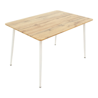 Τραπεζαρία Cuba-Parker Σετ 5 Τεμ Sonoma-Λευκό 120x80x75