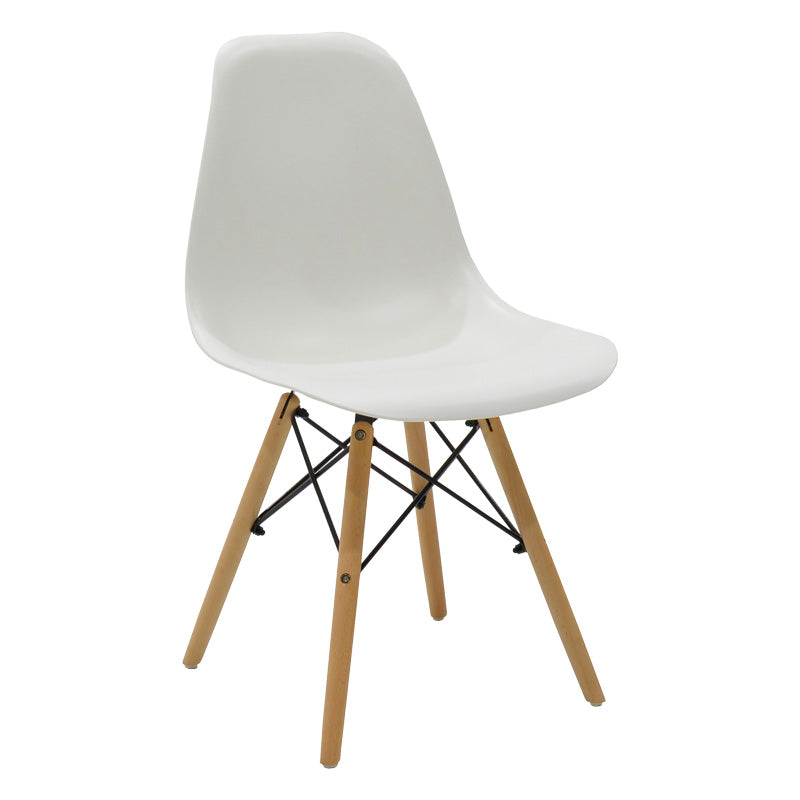 Τραπεζαρία Manka-Julita Σετ 5 Τεμ σε Λευκή Απόχρωση 110x80x77