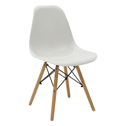 Τραπεζαρία Manka-Julita Σετ 5 Τεμ σε Λευκή Απόχρωση 110x80x77