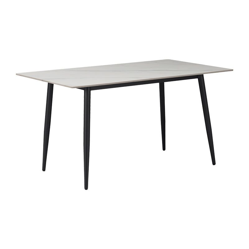 Τραπεζαρία Azori-Gustas Σετ 5 Τεμ Sintered Stone-Μαύρο-Ανθρακί 120x60x75