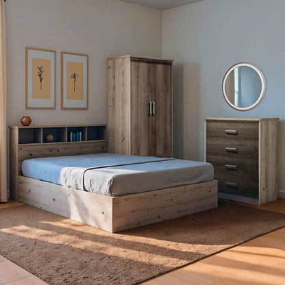 Φοιτητικό Πακέτο Επίπλων Κρεβατοκάμαρας Shade Σετ 3 Τεμ