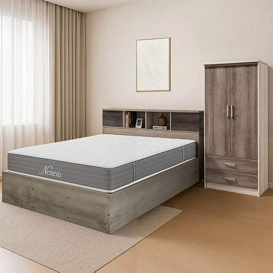 Φοιτητικό Πακέτο Επίπλων Κρεβατοκάμαρας Aroma Σετ 3 Τεμ