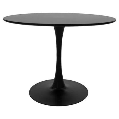 Τραπεζαρία Balou-Noor Σετ 5 Τεμ MDF Μαύρο-Γκρι Φ120x73