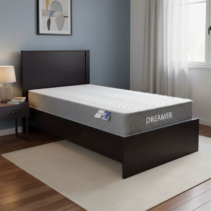 Κρεβάτι με Στρώμα Athos-Dreamer Wenge 90x190εκ