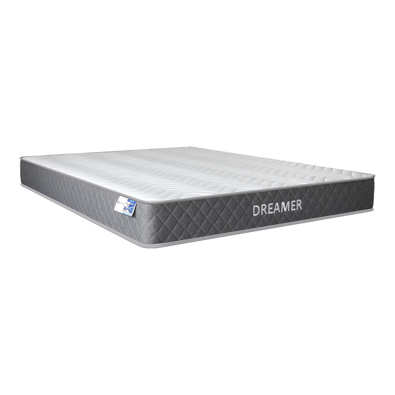 Κρεβάτι με Στρώμα Mago-Dreamer PU Γκρι 150x200εκ