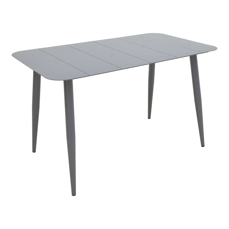 Τραπεζαρία Heven-Vista Σετ 7 Τεμ Ανθρακί Αλουμίνιο 150x80x72