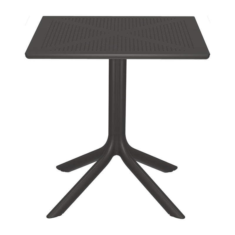 Τραπεζαρία Groovy-Zoi Σετ 3 Τεμ Ανθρακί PP 60x60x76