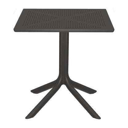 Τραπεζαρία Groovy-Zoi Σετ 3 Τεμ Ανθρακί PP 60x60x76
